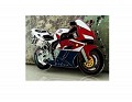 Moto Honda Blue, Red & White Germany  Metal. Subida por Granotius